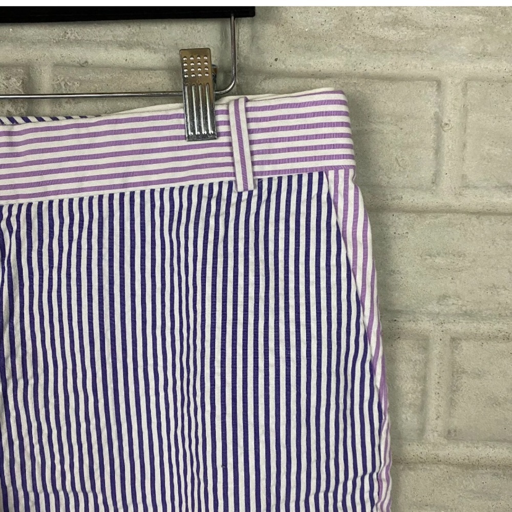 J. Crew Womens Color block Seersucker Shorts - Picture 2 of 7